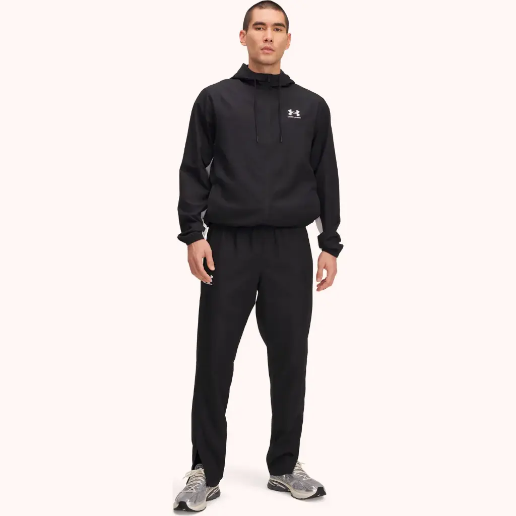 Under Armour Pantalones Rival Woven Winderbreaker Black | Calzados